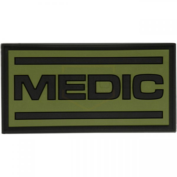 M-Tac Medic Rubber Patch - Olive / Black