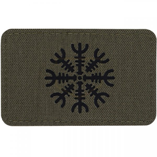 M-Tac Helm of Terror Horizontal Laser Cut Patch - Ranger Green / Black