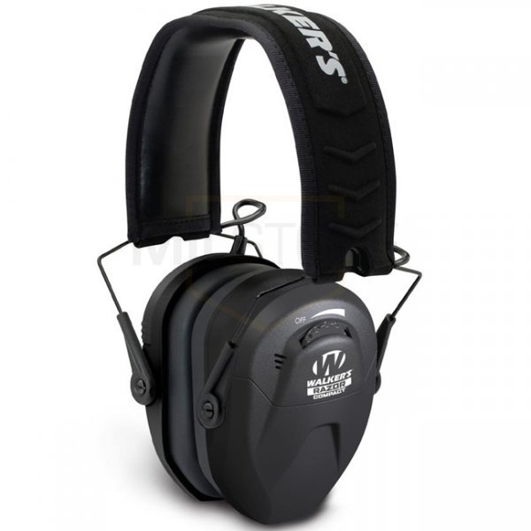 Walkers Razor Compact Electronic Earmuff - Black