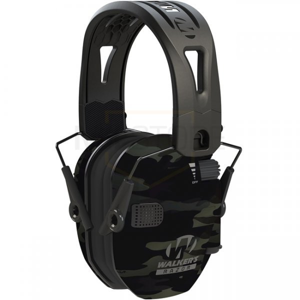 Walkers Razor Tacti-Grip Earmuff - Multicam Black