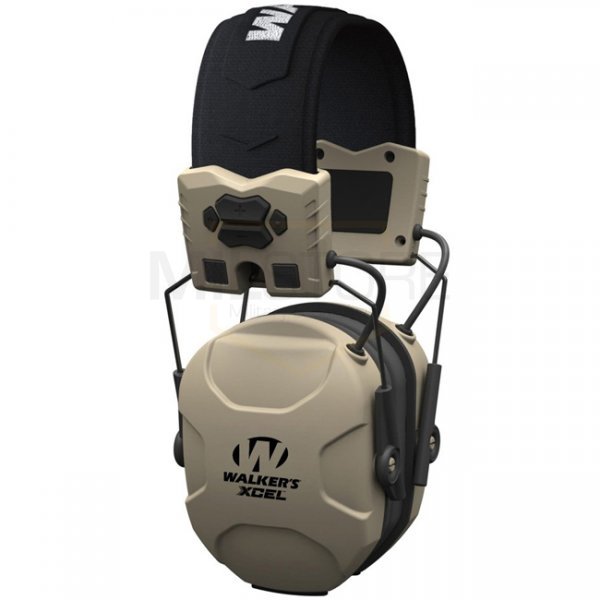 Walkers XCEL 100 Digital Earmuff - Tan