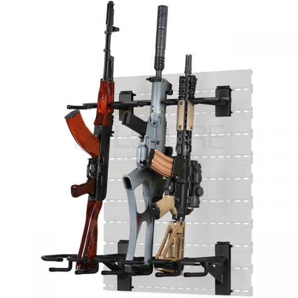 Savior Equipment Wall Rack System Rifle Wall Rack - Black