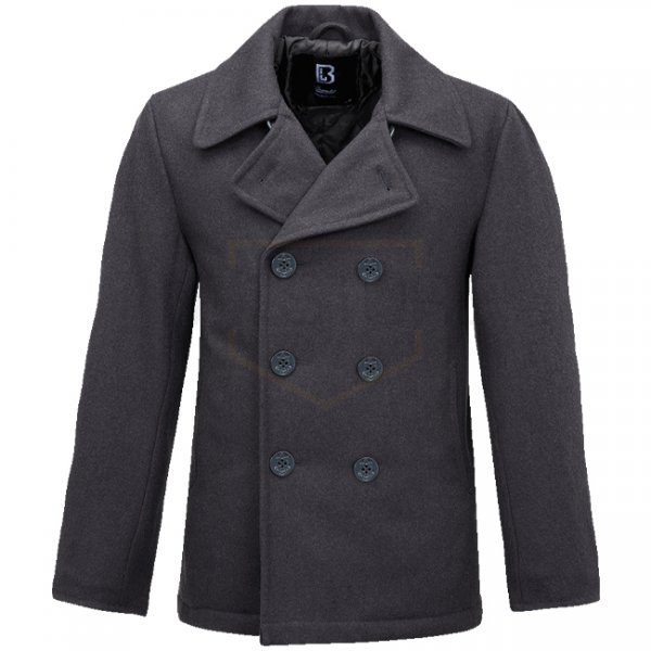 Brandit Pea Coat - Anthracite - 5XL