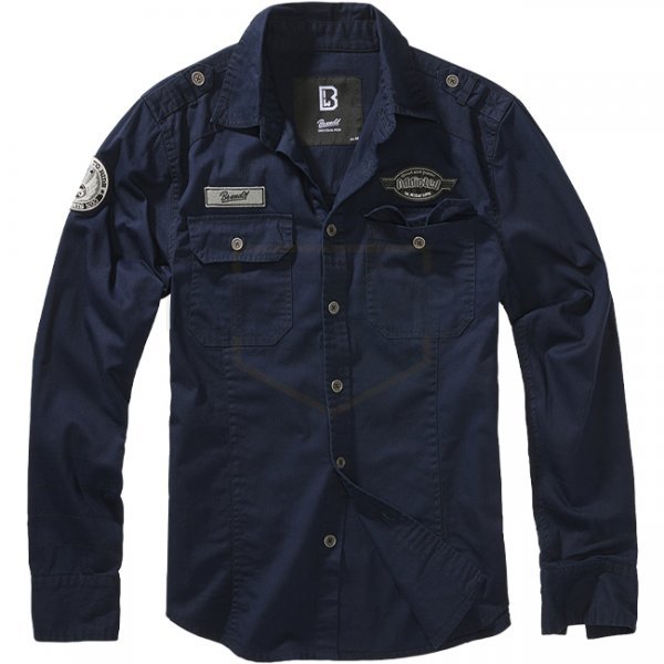 Brandit Luis Vintageshirt - Navy - M