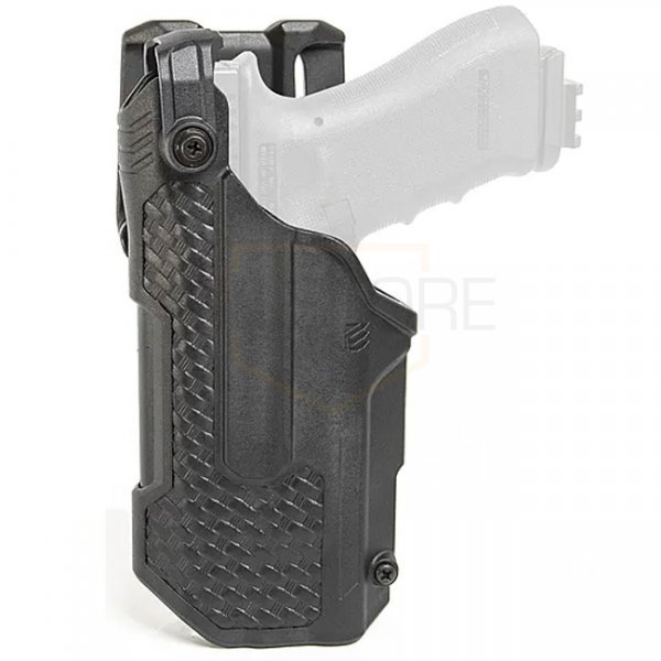 BLACKHAWK T-Series L3D LB Duty Holster Basketweave SIG P320/P250 TLR-1/2 LH - Black