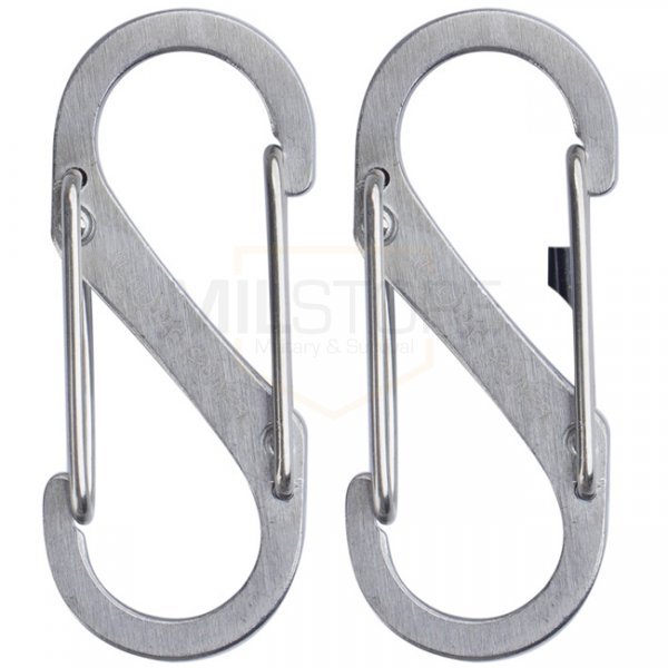 Nite Ize Dual Carabiner Stainless Steel #1 - Silver