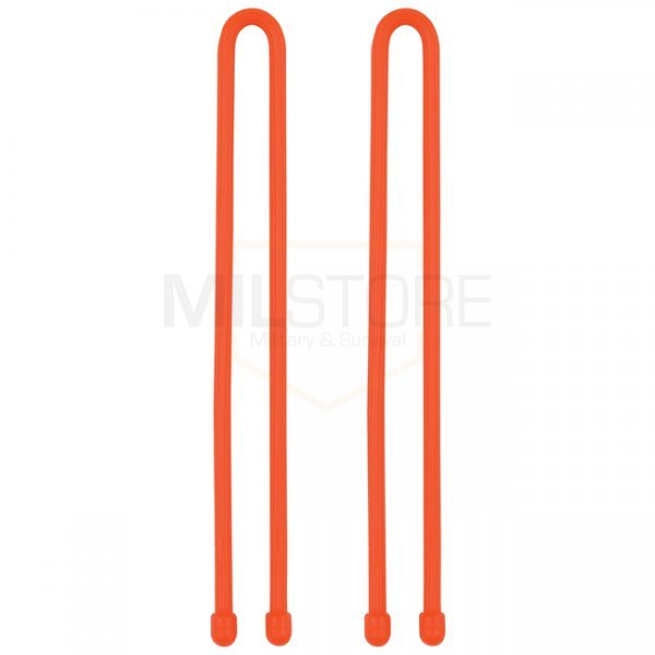 Nite Ize Gear Tie Reusable Rubber Twist Tie 2 Pack 12 Inch - Orange