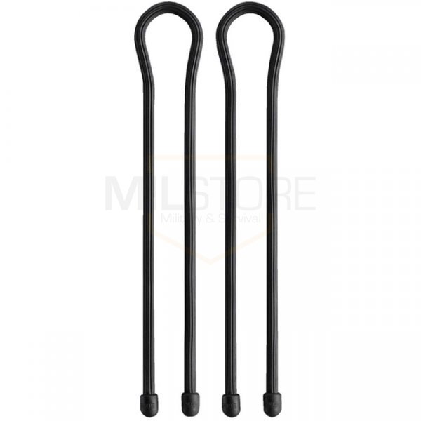 Nite Ize Gear Tie Reusable Rubber Twist Tie 2 Pack 18 Inch - Black