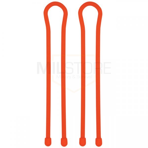 Nite Ize Gear Tie Reusable Rubber Twist Tie 2 Pack 24 Inch - Orange