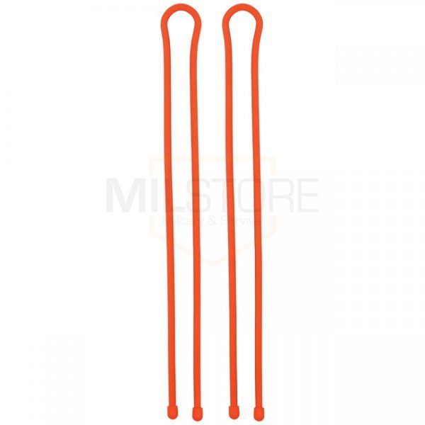 Nite Ize Gear Tie Reusable Rubber Twist Tie 2 Pack 32 Inch - Orange