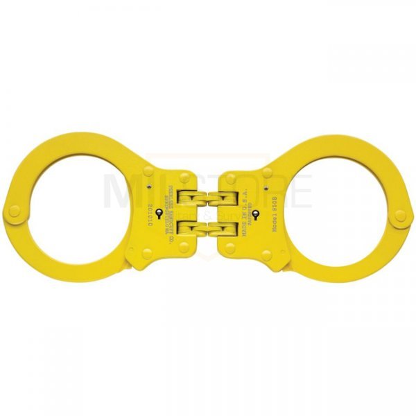 Peerless Model 850C Hinged Handcuff - Yellow