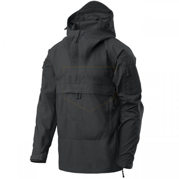 Helikon-Tex Tracer Anorak Jacket - Polycotton Stretch Ripstop - Black - M