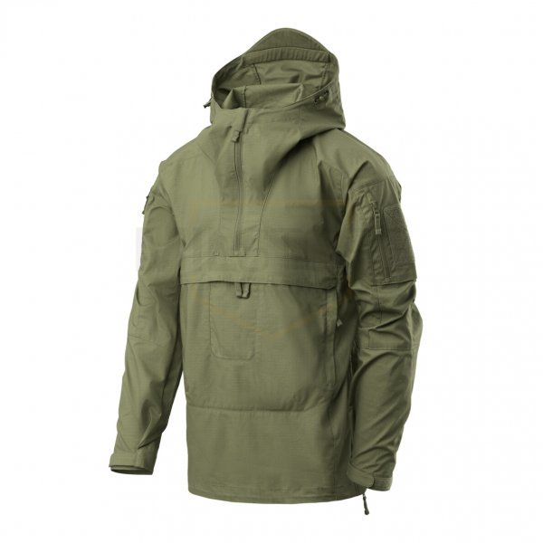 Helikon-Tex Tracer Anorak Jacket - Polycotton Stretch Ripstop - Olive Green - XS