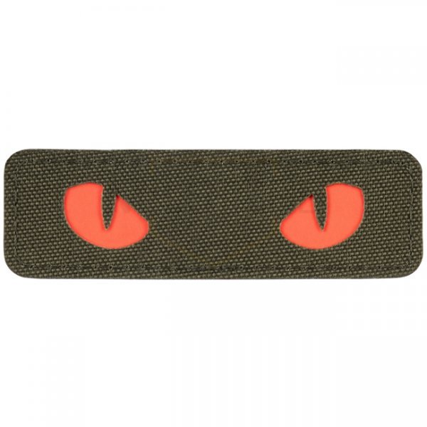 M-Tac Red Cat Eyes Laser Cut Patch - Ranger Green