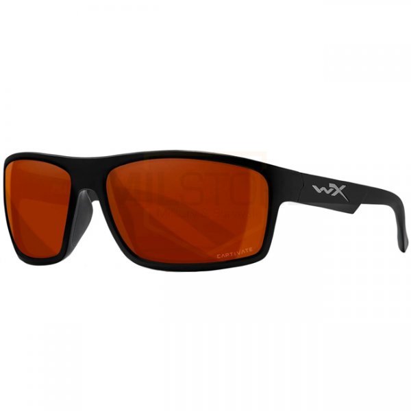 Wiley X WX Peak Captivate Polarized Copper - Black