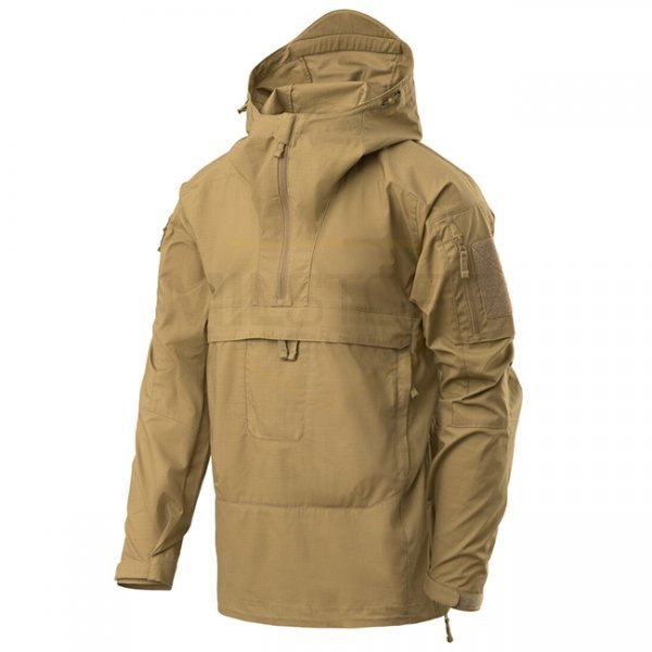 Helikon-Tex Tracer Anorak Jacket - Polycotton Stretch Ripstop - Coyote - M