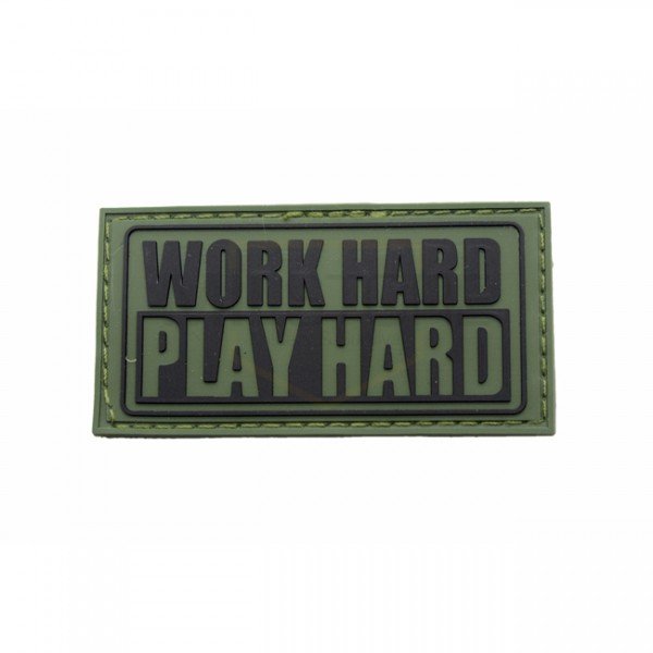 Pitchfork Work Hard Patch - Olive