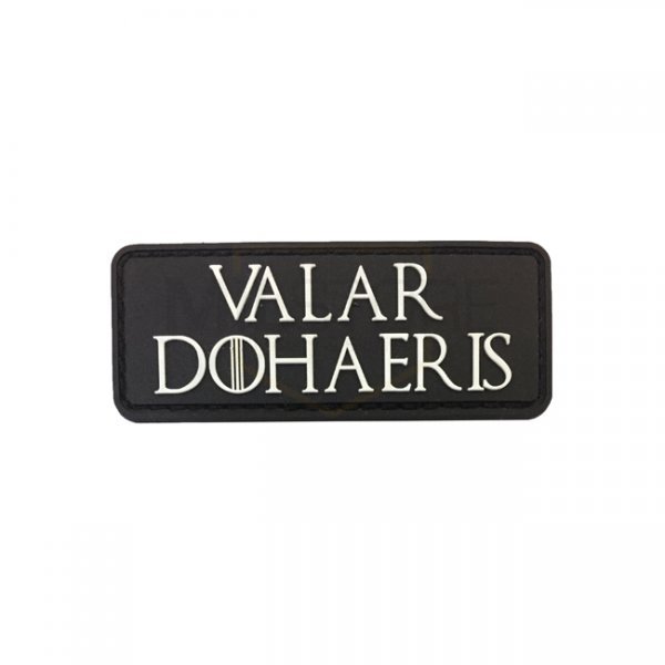 Pitchfork Valar Dohaeris Patch - Black