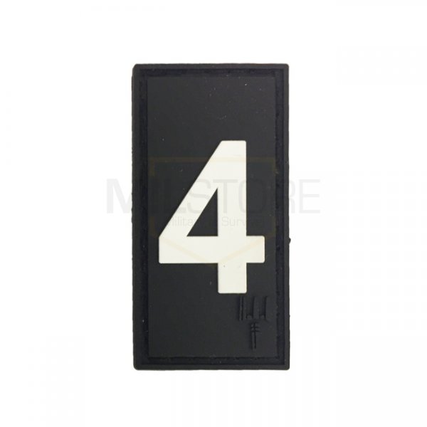 Pitchfork Number 4 Patch - Black