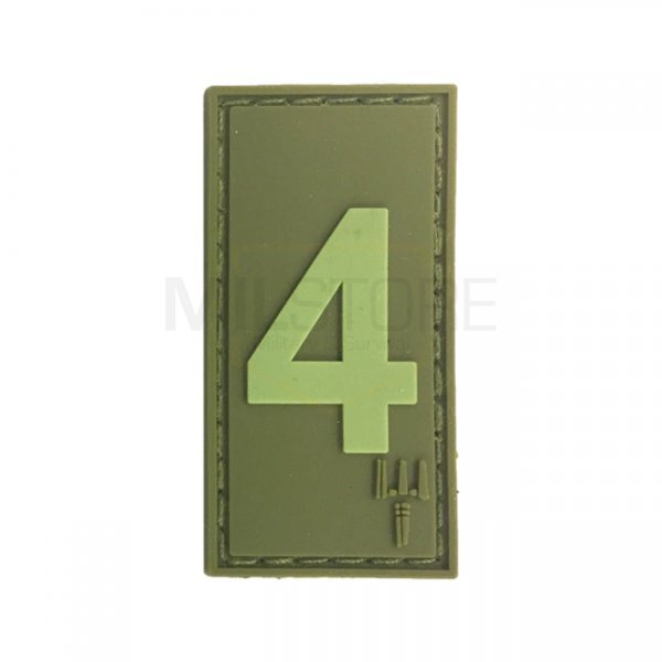 Pitchfork Number 4 Patch - Olive