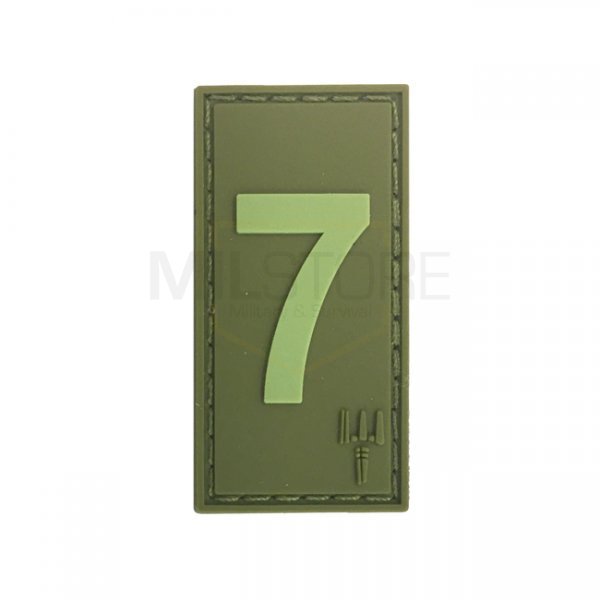 Pitchfork Number 7 Patch - Olive