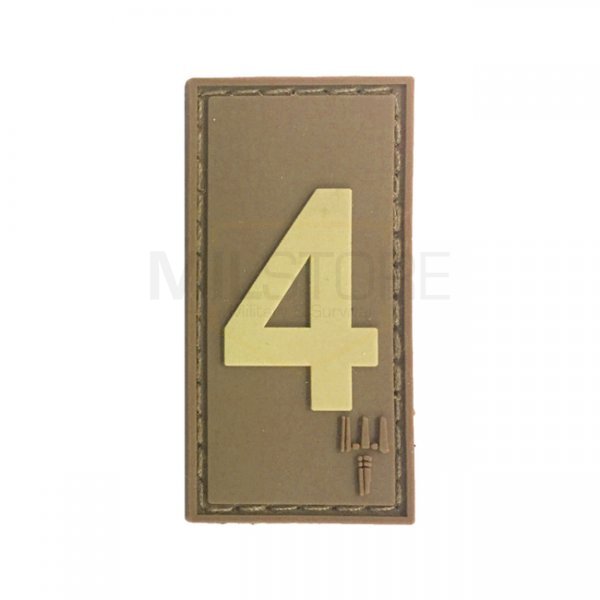 Pitchfork Number 4 Patch - Tan