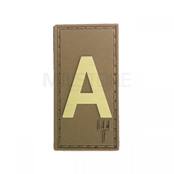 Pitchfork Letter A Patch - Tan