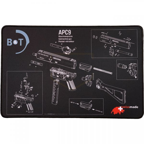 Pitchfork B&T APC9 Exploded View Tech Mat - Small