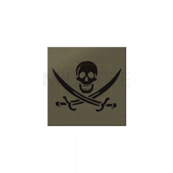 Pitchfork Calico Jack IR Square Print Patch - Ranger Green