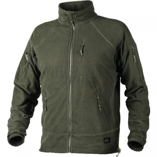 Helikon-Tex Alpha Tactical Grid Fleece Jacket - Olive - S