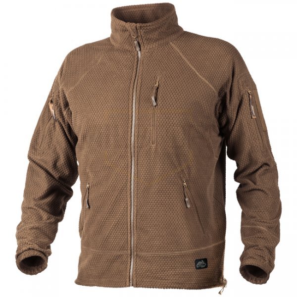 Helikon-Tex Alpha Tactical Grid Fleece Jacket - Coyote - M