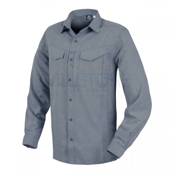 Helikon-Tex Defender Mk2 Gentleman Shirt - Melange Blue - M