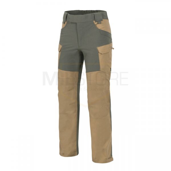 Helikon-Tex Hybrid Outback Pants Duracanvas - Coyote / Taiga Green - M - Regular