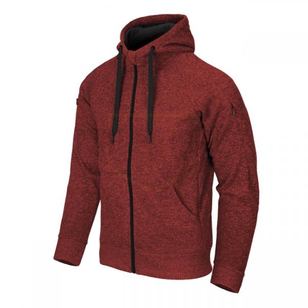 Helikon-Tex Covert Tactical Hoodie FullZip - Melange Red - XS