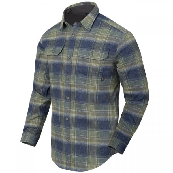 Helikon-Tex GreyMan Shirt - Blast Blue Plaid - XL