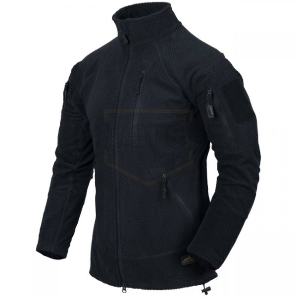 Helikon-Tex Alpha Tactical Grid Fleece Jacket - Navy Blue - M