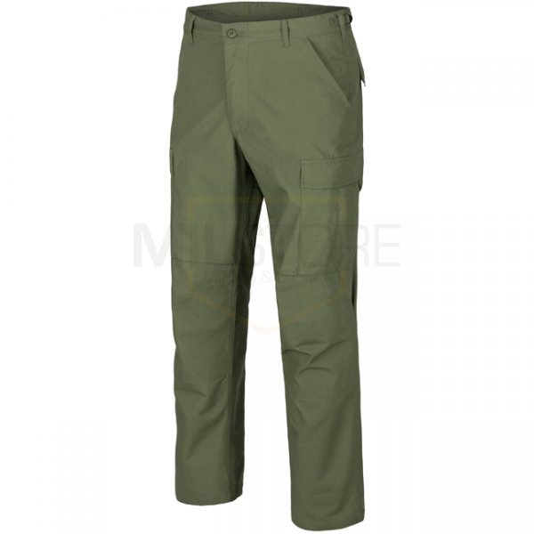 Helikon-Tex BDU Pants PolyCotton Ripstop - Olive Green - S - Long