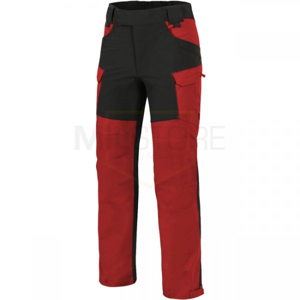 Helikon-Tex Hybrid Outback Pants Duracanvas - Crimson Sky / Black A - S - Regular