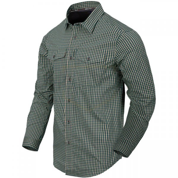 Helikon-Tex Covert Concealed Carry Shirt - Savage Green Checkered - M