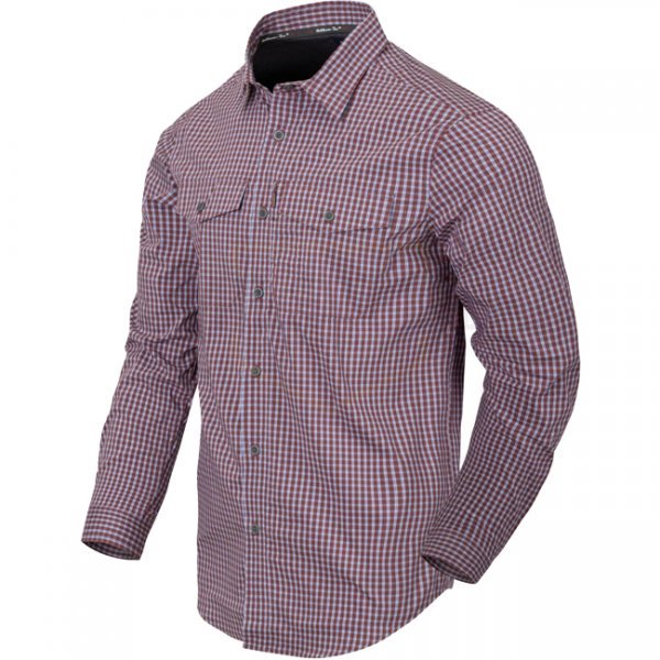 Helikon-Tex Covert Concealed Carry Shirt - Scarlet Flame Checkered - 2XL