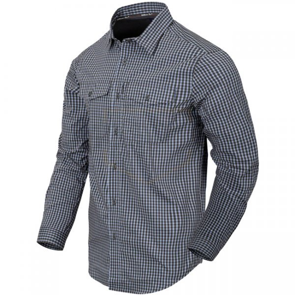 Helikon-Tex Covert Concealed Carry Shirt - Phantom Grey Checkered - 3XL