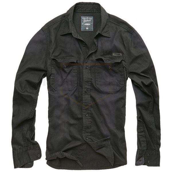 Brandit Denimshirt Hardee - Black - 3XL