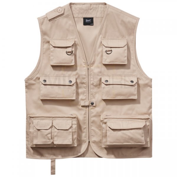 Brandit Hunting Vest - Beige - L