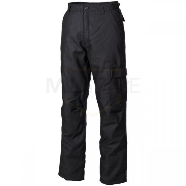 MFH US Combat Pants Lined - Black - XL