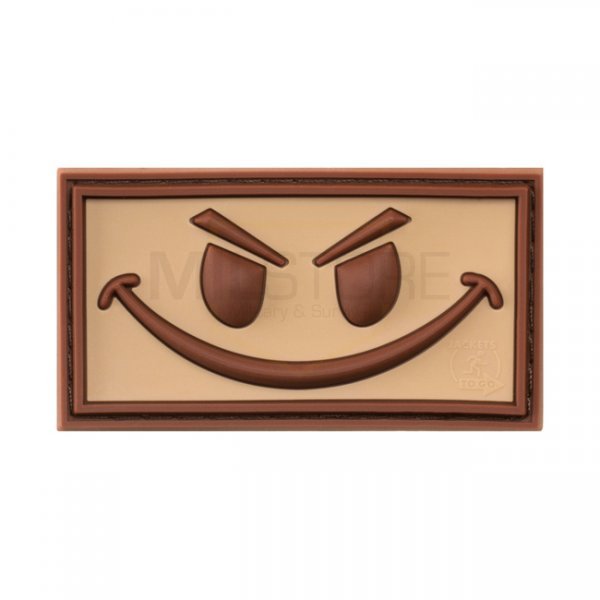 JTG Evil Smile Rubber Patch - Desert