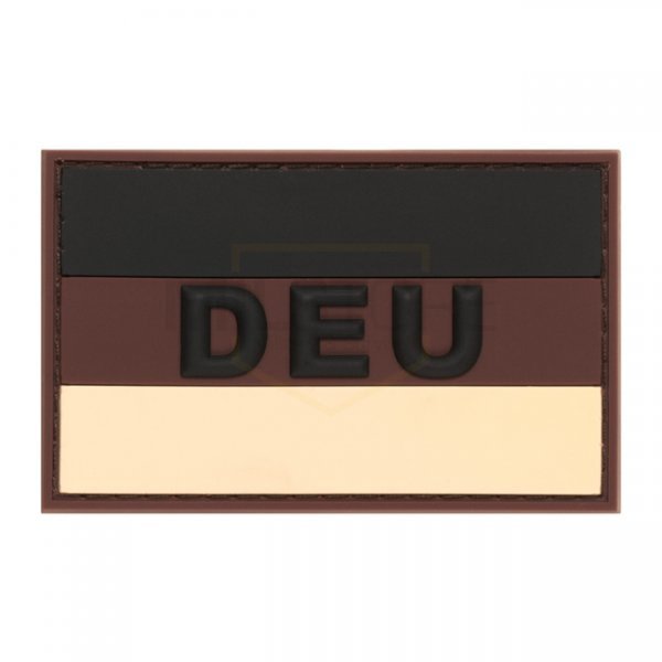 JTG German Flag Rubber Patch - Desert