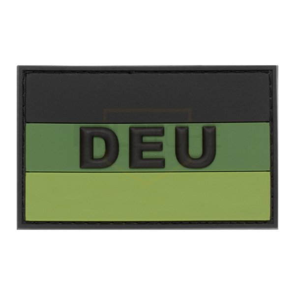 JTG German Flag Rubber Patch - Forest