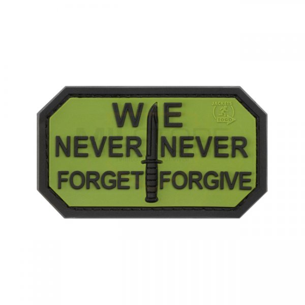 JTG Never Forget Rubber Patch - Forest