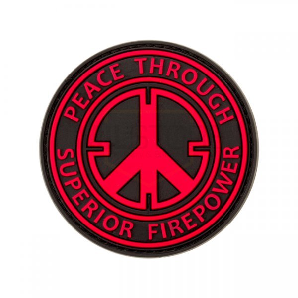 JTG Peace Rubber Patch - Blackmedic