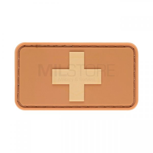 JTG Swiss Flag Rubber Patch - Desert